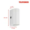 Telefunken nástěnné světlo LED bílé soumrakové čidlo Náhled obrázku produktu 8
