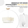 A chandelier is shown with text describing its features. Produktbild-Vorschau