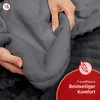 Seranova Heizdecke mit Abschaltautomatik XXL - Extra Produktbild-Vorschau 3