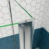 90x90cm 185cm U-Form Duschkabine Duschtür 6mm ESG Nano Produktbild-Vorschau 5