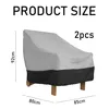 2 Stücke Gartenstuhl Abdeckung, Stuhlabdeckung 80x85x92cm Produktbild-Vorschau 4