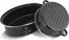 LAMART LT1185 Pirofila, smalto, rosso-nero, volume: 6,3l, Anteprima dell’immagine prodotto 1