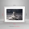 Gerahmtes Poster - Weißer Rahmen - Mond Erde Astronaut - Produktbild-Vorschau 5