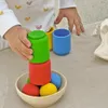Ulanik Montessori Holzspielzeug "Bälle in Tassen. Produktbild-Vorschau 4
