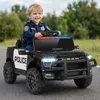 COSTWAY, detské elektrické auto, 12 V, model policajného Náhľad obrázku produktu 2