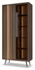 Vitrinenschrank Standvitrine LUPO 93 cm Eiche Dunin Braunes Produktbild-Vorschau 10