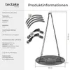 Altalena a nido tectake® Swayer, testata con un carico di Anteprima dell’immagine prodotto 5