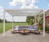Alu pergola HWC-L41, lamelové zastřešení terasy, robustní Náhled obrázku produktu 10