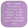 Mr. & Mrs. Panda Flaschenuntersetzer Spruch Airedale Produktbild-Vorschau 1