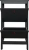 Schuhschrank Hayet Schwarz 54x92x18 cm mit 2 Kipp-Klappen Produktbild-Vorschau 3