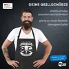 Grill-Schürze für Männer mit Spruch personalisierbar Produktbild-Vorschau 4