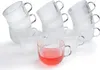 Teegläser - Ø 10,6 cm - Glas - Rillenoptik - mit Henkel - Produktbild-Vorschau 1