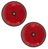 2x Reflektor Anhänger Rot Rund 60mm Rückstraher Wohnwagen Produktbild-Vorschau 1