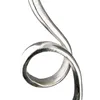 A close-up shot of a silver spiral decorative object. Produktbild-Vorschau