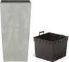 Květináč URBI SQUARE BETON EFFECT s vkladem 29,5 cm - Anteprima dell’immagine prodotto 1