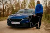 Fußmatten Automatten Velours Schwarz/Silber für Audi A3 8L Produktbild-Vorschau 4