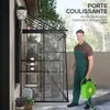 Outsunny Serre adossée, serre de jardin polycarbonate, avec Voir les images du produit 9
