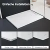 HOROW Piatto doccia rettangolare bianco strutturato con Anteprima dell’immagine prodotto 2