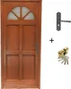 Porte d'entree Bois vitree, Ferji, H215 x L90 p.Gauche + Voir les images du produit 1