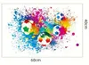 GKA XL Fußball mit Feuerwerk GK68 Wandtattoo für Produktbild-Vorschau 3