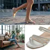topschuhe24 3251 Damen Glitzer Sandalen, Farbe:Silber, Produktbild-Vorschau 3