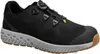 A single black safety shoe with a gray sole and brown toe cap, shown from the side against a white background. Produktbild-Vorschau
