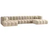 Kaiser Möbel Ecksofa, U-from, Sofa Grand U XL modular stoff Produktbild-Vorschau 2