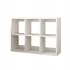 Offener Regal, weiß, 6 Bücherregale, Loft-Schrank, modern, Produktbild-Vorschau 1