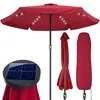 Kingsleeve Ombrellone da Giardino con LED Ø330cm Parasole Anteprima dell’immagine prodotto 2