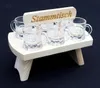Schnapsbrett 20 cm mit Gravur Stammtisch mit 6 Gläser Produktbild-Vorschau 6