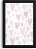 MuchoWow® MuchoWow® Gerahmtes Poster Herz - Design - Rosa - Produktbild-Vorschau 1