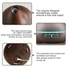 Collage of close-up images and descriptive text highlighting features of an aroma diffuser. Produktbild-Vorschau