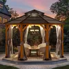 Vorhang für Sunjoy Zedernholz Gazebo 395cm x 395cm Produktbild-Vorschau 3