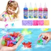 Aqua Fairy Magic Water Gel Set mit fünf bunten Gel-Flaschen, Tierformen und fertigen bunten Gel-Meereslebewesen Produktbild-Vorschau