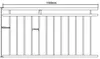 90x156cm Ringhiera per balcone Ringhiera per finestra Anteprima dell’immagine prodotto 4