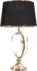 Mauro Ferretti Stolná lampa Bruxelles E27 Ø 36x65 cm Čierna Náhľad obrázku produktu 3