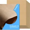 100x papier kraft brun 160 g/m² en papier naturel durable - Voir les images du produit 1