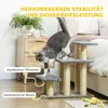 PawHut Hundetreppe 3 Stufen 54 cm Hoch Haustiertreppe für Produktbild-Vorschau 2