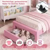 INONEFT Kinderbett Prinzessinnenbett 90x200 cm, Polsterbett Produktbild-Vorschau 7