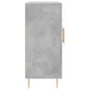 vidaXL Príborník betón sivý 90x34x80 cm odvodený výrobok z Náhľad obrázku produktu 7
