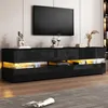 Skříňka pod TV Merax s LED diodami ve vysokém lesku, TV Náhled obrázku produktu 1