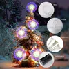 2x 200 LED świecących kulkowych lampek na baterie, wiszące Podgląd zdjęcia produktu 6