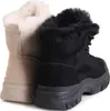 topschuhe24 2598 Damen Winter Velours Stiefeletten Warm Produktbild-Vorschau 4