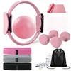 Relaxdays Pilates Set, 11-delig, inclusief ring, bal, 4 Productafbeelding-voorbeeld 10