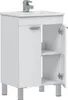 Waschtisch-Set >ECO KIT< in Weiß glänzend - 50x80x39 Produktbild-Vorschau 2