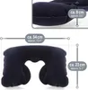 com-four® 2x Opblaasbaar neksteunkussen - handig Productafbeelding-voorbeeld 6