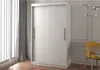 Schwebetürenschrank Kleiderschrank Schrank 120 cm Weiß/Weiß Produktbild-Vorschau 8