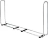 A metal firewood rack on a white background. Produktbild-Vorschau