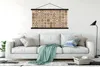 MuchoWow® Textilposter Design - Blumen - Braun - Natur - Produktbild-Vorschau 3