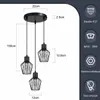 ZMH lampe suspendue table à manger lampe suspendue noire Voir les images du produit 4